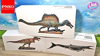 PNSO Dinosaurs  Spinosaurus TRex Mosasaurus [upl. by Eekram]