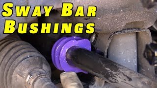 How To Replace Sway Bar Bushings [upl. by Ecyor]