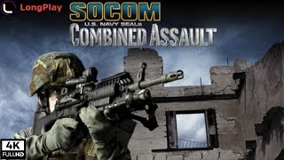 PS2  SOCOM US Navy SEALs Combined Assault  LongPlay 4K60FPS🔴 [upl. by Aicissej]