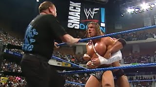 The Rock amp Earl Hebner Vs DX Part 1  SMACKDOWN [upl. by Nallek621]