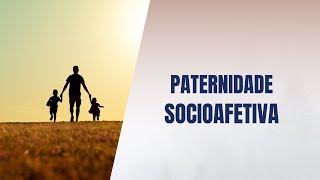 Paternidade socioafetiva [upl. by Anohr288]