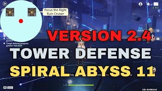 How to Defend the Monolith in Spiral Abyss Floor 11 Chamber 1  GenshinImpact V24 [upl. by Ellwood546]