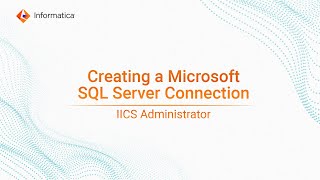 Creating a Microsoft SQL Server Connection in Administrator [upl. by Dody982]