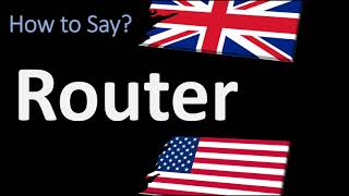 How to Pronounce Router CORRECTLY [upl. by Annahsit]