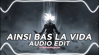 Ainsi Bas La Vida  INDILA edit audio [upl. by Bussey]