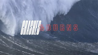 The Greatest Wipeouts From Nazaré  SURFER  Crashes and Burns [upl. by Junko]