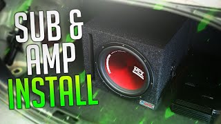 How to Install an Amp amp Subwoofer EASY 2024 [upl. by Yroffej421]