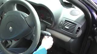 Renault Clio II Key programming [upl. by Yatzeck]