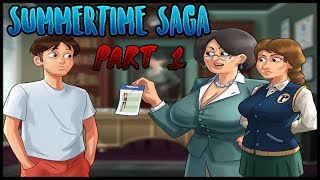 Summertime Saga  FULL WALKTHROUGH  153  Part 1 [upl. by Egdirdle705]