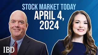 Stock Market Today April 4 2024 [upl. by Belshin227]