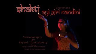 Ayi giri nandini  Sayani Chakraborty choreography [upl. by Heger]