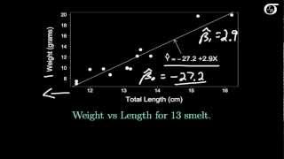 Simple Linear Regression Interpreting Model Parameters [upl. by Nihs506]