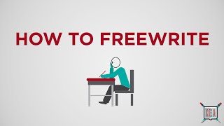 Freewriting 101 How to Freewrite for Your College Essay [upl. by Eekaz]