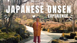 Mount Fuji onsen experience at Kaneyamaen Ryokan  Japan travel vlog [upl. by Kennie]