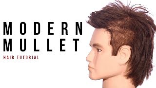 Modern Mullet Haircut Tutorial  TheSalonGuy [upl. by Bogie935]