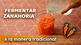 🥕CÓMO HACER ZANAHORIA FERMENTADA🥕 [upl. by Egrog]