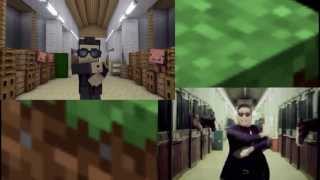 Minecraft Style vs Gangnam Style [upl. by Brill]