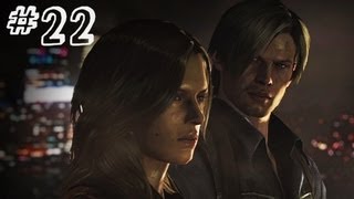 Resident Evil 6 Gameplay Walkthrough Part 22  SIMMONS  Leon  Helena Campaign Chapter 4 RE6 [upl. by Javler]