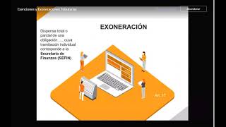 EXENCIONES Y EXONERACIONES [upl. by Iaverne484]