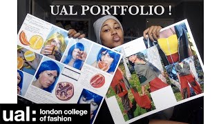 ACCEPTED PORTFOLIO UAL London College of Fashion [upl. by Vitia325]