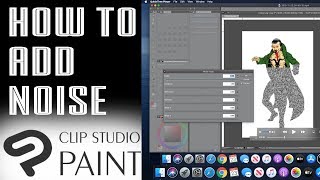 Clip Studio How to Add Noise [upl. by Kerri]