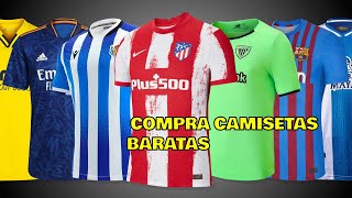 DONDE COMPRAR CAMISETAS DE FUTBOL BARATAS [upl. by Gen]