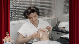 A Visit to a 1950s Beauty Salon Restored and Colorized [upl. by Aidualk931]