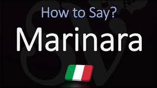 How to Pronounce Marinara Sauce CORRECTLY American English Italian Pronunciation [upl. by Anyer]