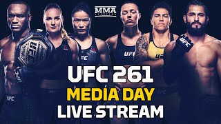 UFC 261 Usman vs Masvidal 2 Media Day LIVE Stream  MMAFighting [upl. by Aretta389]