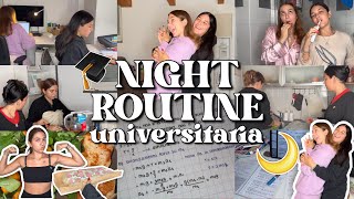 NIGHT ROUTINE UNIVERSITARIA🌙📝 conciliare studio sport [upl. by Ellenad]