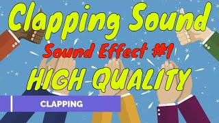 Clapping Sound Effect 1 HD  HIGH QUALITY [upl. by Ebehp]