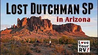 Camping at Lost Dutchman State Park in Arizona [upl. by Eimak200]