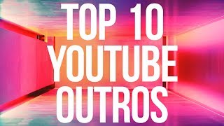 Top 10 YouTube Outro Video Templates Editable [upl. by Diannne747]