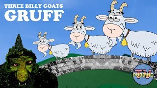 Three Billy Goats Gruff  Nursery Rhymes amp Kids Songs [upl. by Atenaz70]