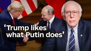 Bernie Sanders on Trump’s alignment with Russia [upl. by Shellie]