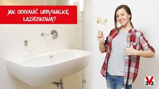 Farby renowacyjne V33  Jak odnowić umywalkę łazienkową [upl. by Wilburn]