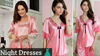 Night Dress Collection  Beautiful nighty dresses 2019 👗👘🚺 [upl. by Odilo]