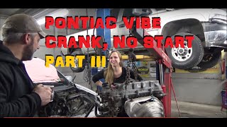 2005 Pontiac Vibe 18 No Start Cranks OK  Part 3 [upl. by Ybocaj]