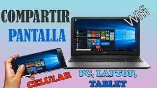 Ver la Pantalla del Celular en la PC Tablet o Smart TV Sin Cable Transmitir Pantalla por Wifi [upl. by Atokad]