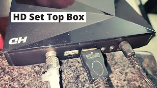 HD Set top box setup guide  How to Connect a HD Set top box to LED TV  HD Set top box setup [upl. by Brause]