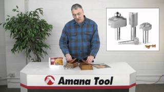 Amana Tool Router Bits for Building Stacking Boxes by Lonnie Bird [upl. by Domash]