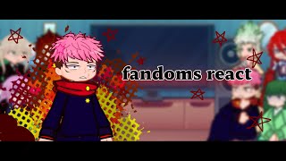 Fandom react to itadori  part 2  39 2X [upl. by Iver]