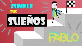 Como cumplir tus metas 👍 motivación Animación T1 Pablo450 [upl. by Kcired322]