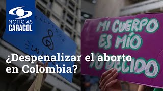 ¿Despenalizar el aborto en Colombia Vea los argumentos que lo defienden o rechazan [upl. by Haleehs]