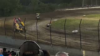 Dash 2 for Bumper to Bumper IRA 410 Winged Sprints 6152024 at Wilmot Raceway [upl. by Brom]