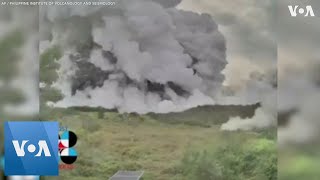 Timelapse Footage of Eruption From Inside Taal Volcano [upl. by Netsruk]