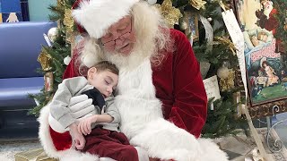 2YearOld Hospice Patient Sits on Santas Lap One Last Time [upl. by Chapnick835]