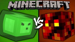 Slime vs Magma Cube  Minecraft [upl. by Shiroma]