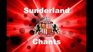 Sunderlands Best Football Chants Video  HD W Lyrics [upl. by Alaaj]