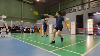 3 Shocking Badminton Plays that Will Change Your Game Marco Fazal vs Levi Monching [upl. by Dubenko]